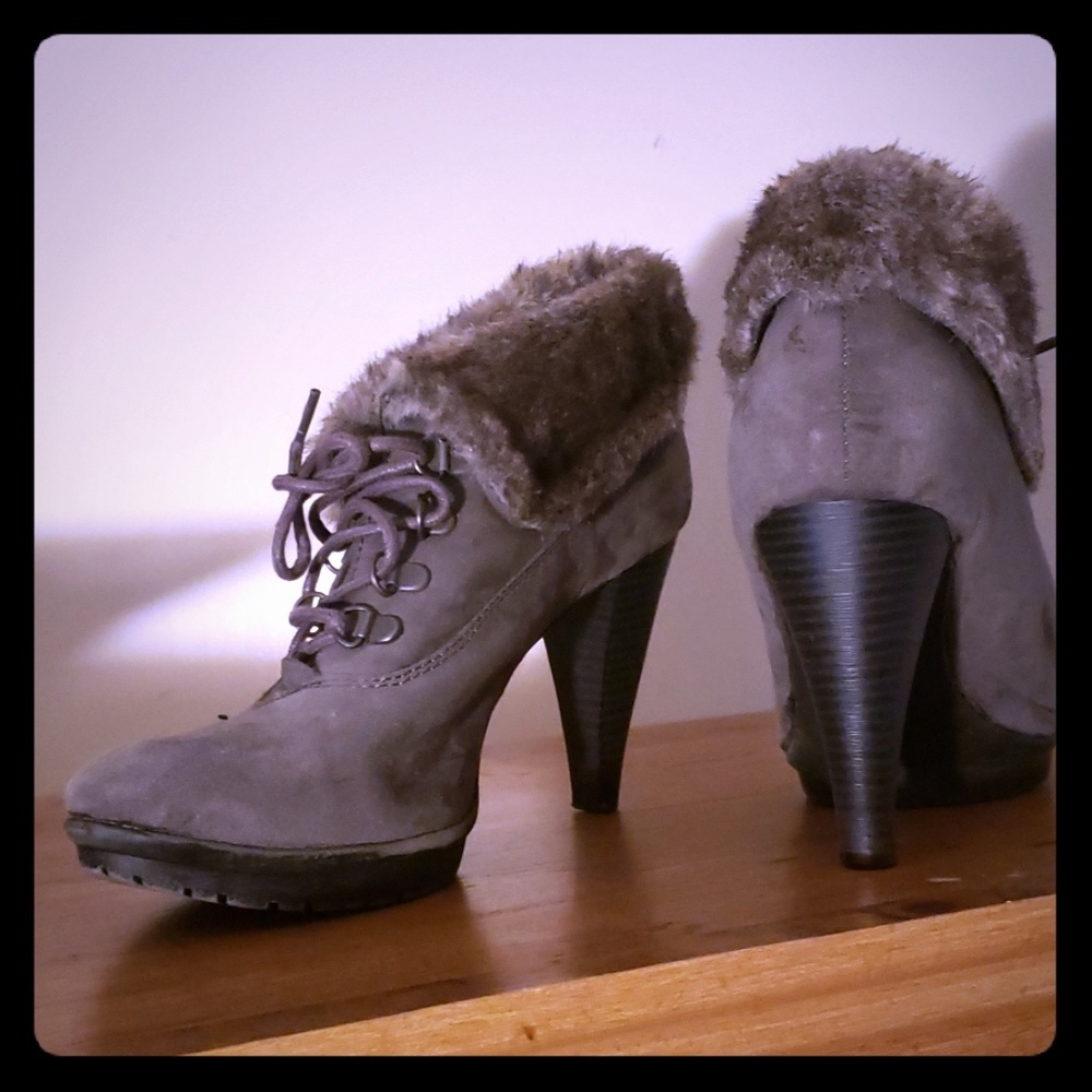 Suede Booties